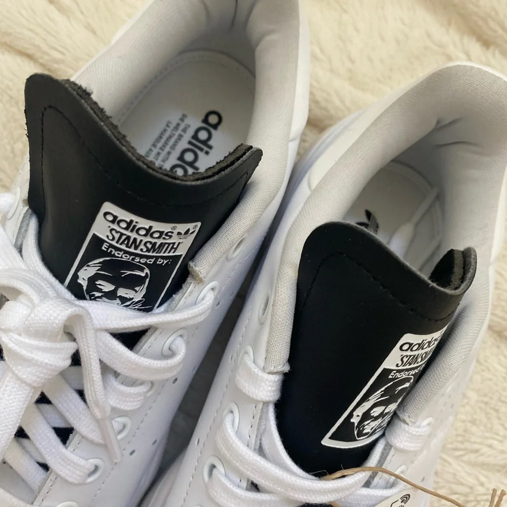 Adidas Stan Smith Millencon white black women’s sneakers - Picture 5 of 10